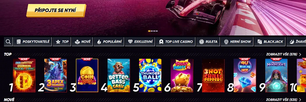 Procházejte hry QuickWin Casino